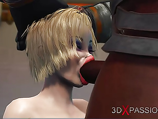 Alien Monster Fucks Hard A Young Blonde In The Sci-Fi Lab free video