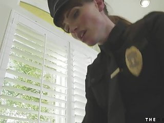 Blueeyed Trans Police Officer Enjoys It Bareback Analsex free video