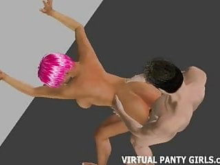 3D Animated Hottie Gets Fucked Doggystle free video