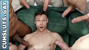 9 Huge Dicks Vs A Tight Asshole! Andrew Connor Gets Gaped And Filled To The Brim With Sperm In This Insane Fuck Feast free video