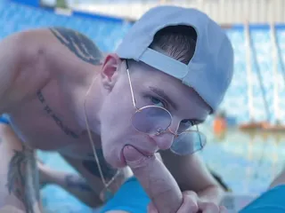 Boss Offered Twink Janitor To Give Him A Blowjob And Fuck Him Right In The Pool - 381 free video