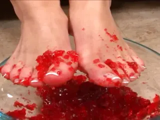 A Brunette German Slut Gets Her Feet Messy Before Getting Fucked free video