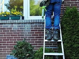 Construction Dad Finishing Job For The Day, But Then Had A Spill free video