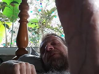 Cum Play With Stepdad's Cockhead By Hairyartist free video